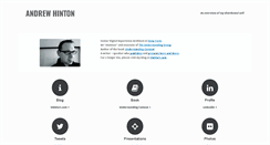 Desktop Screenshot of andrewhinton.com