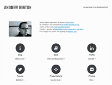 Tablet Screenshot of andrewhinton.com